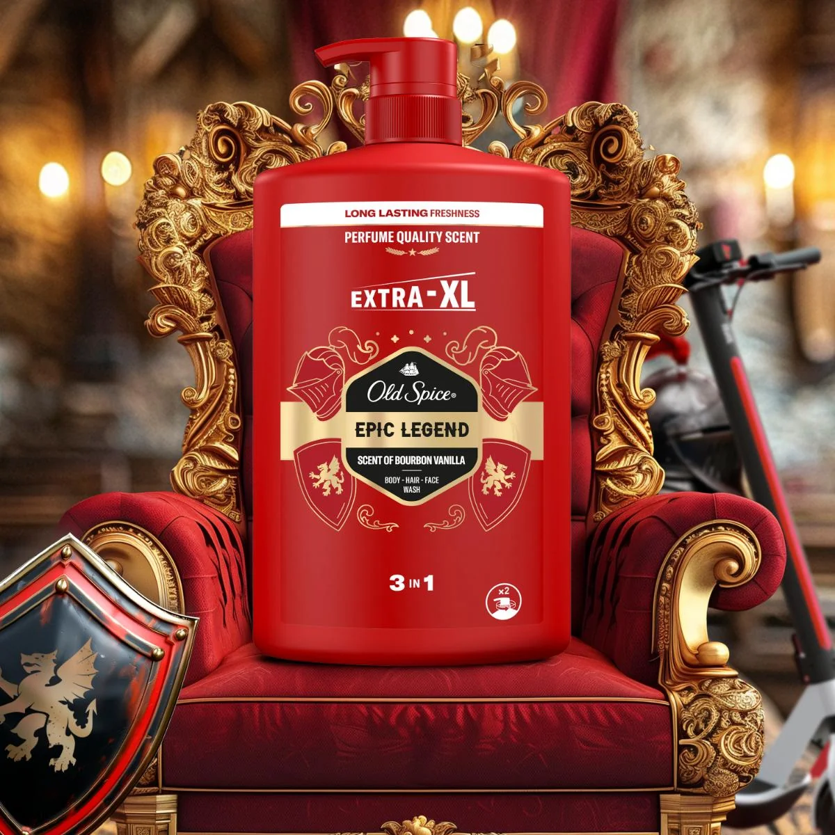 Old Spice Epic Legend żel pod prysznic 3w1, 1000 ml