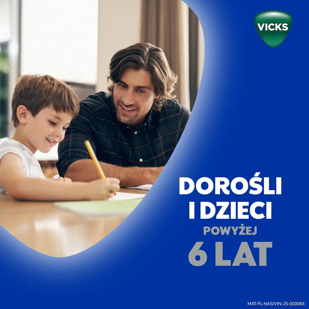 Nasivin Vicks Classic 0,5 mg/ml, aerozol do nosa, 10 ml