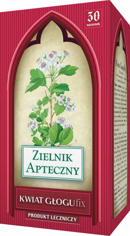 Kwiatostan Głogu Fix zioła do zaparzania, 30 torebek