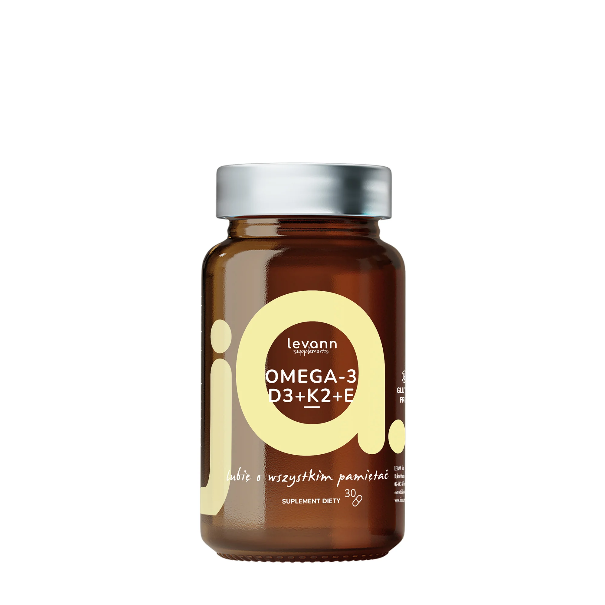 Levann jA Omega-3 + D3 + K2 + E 30 kapsułek