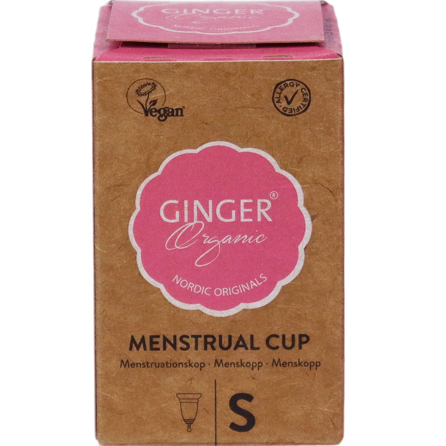 GingerOrganic kubeczek menstruacyjny S, 1 szt.
