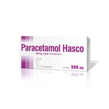 Paracetamol, 500 mg, 10 czopków 