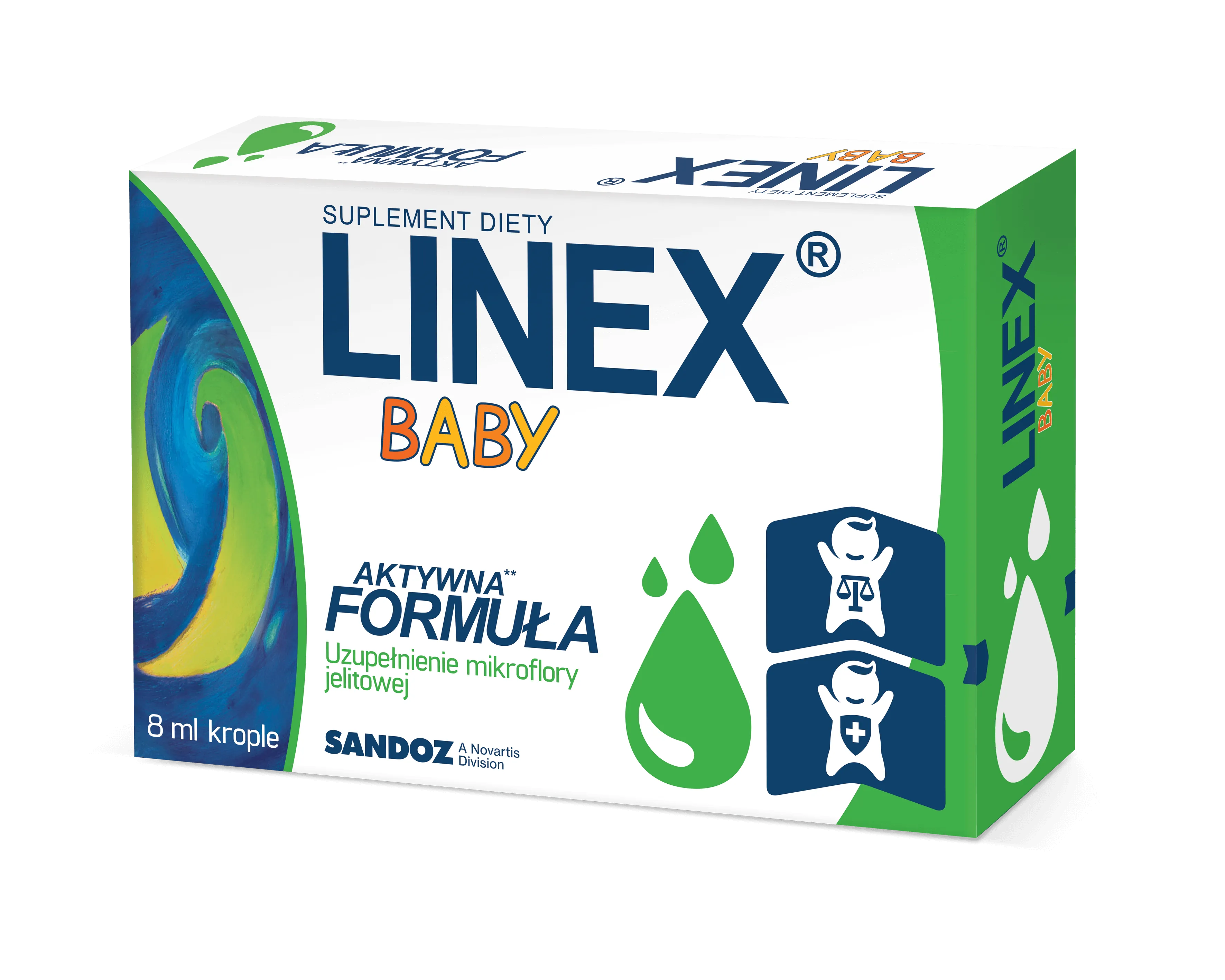 Linex Baby, suplement diety, 8 ml