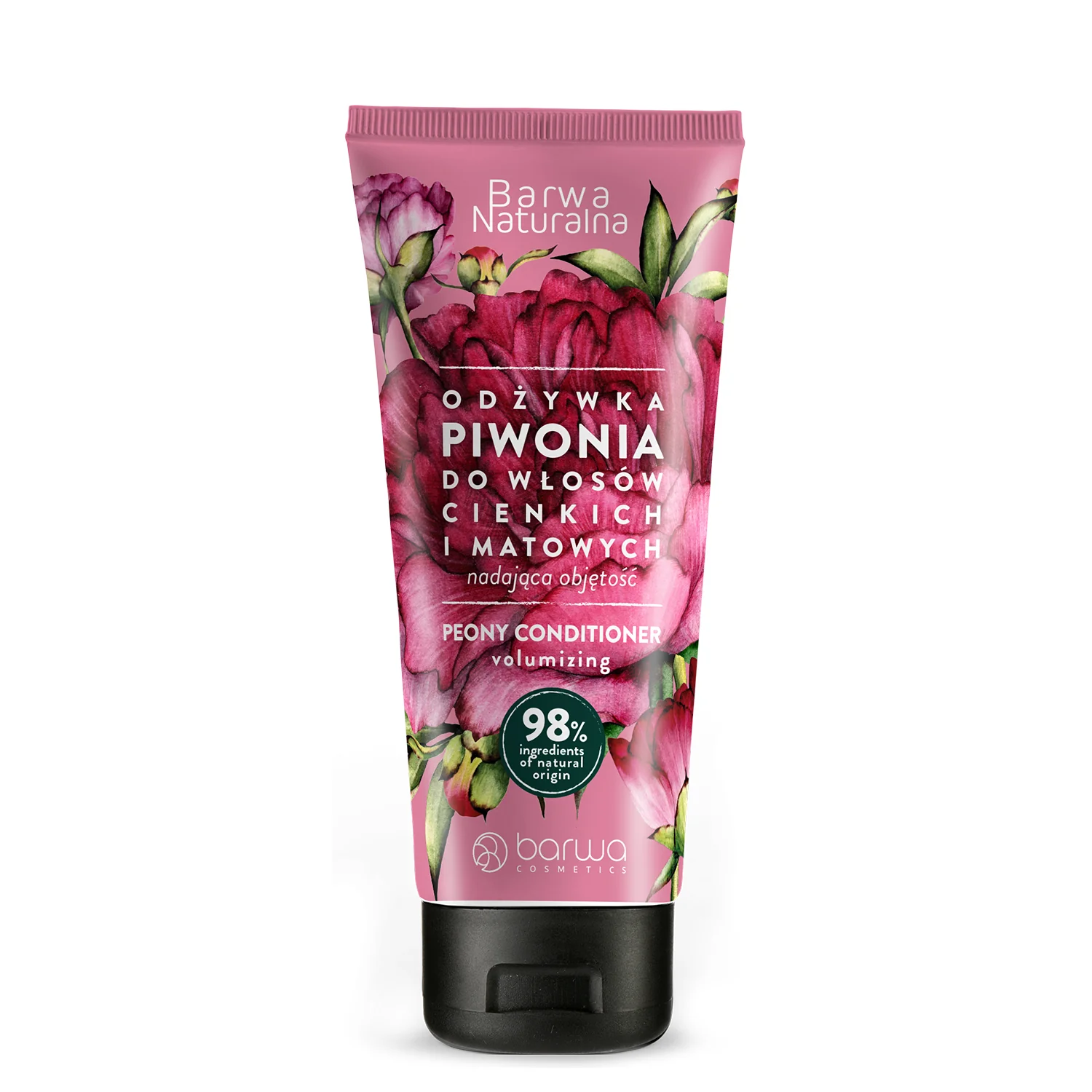 Barwa Naturalna odżywka Piwonia zwiększająca objętość w tubie, 200 ml