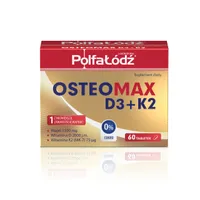 Osteomax D3+K2, suplement diety, 60 tabletek