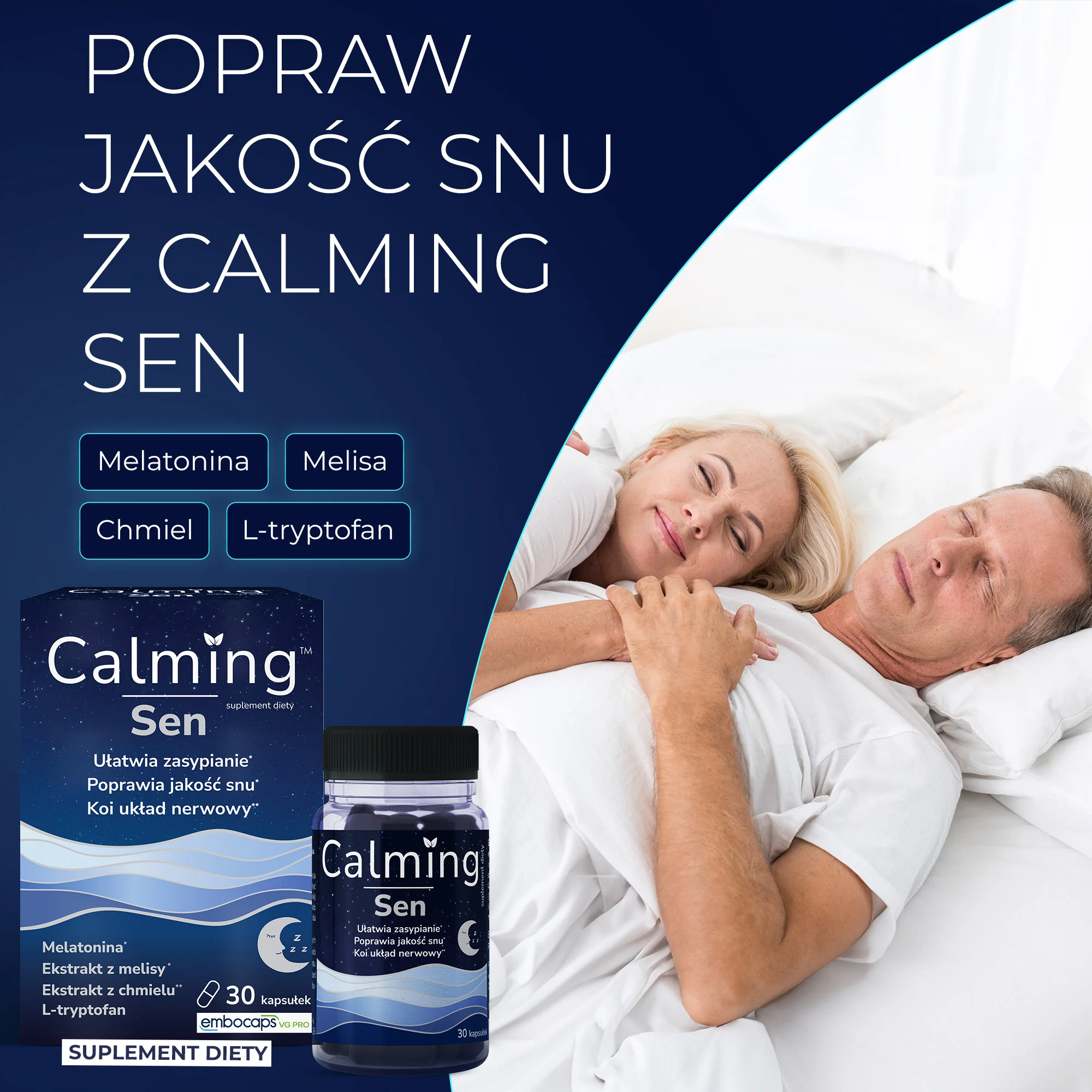 Domowa Apteczka Calming Sen 30 kapsułek