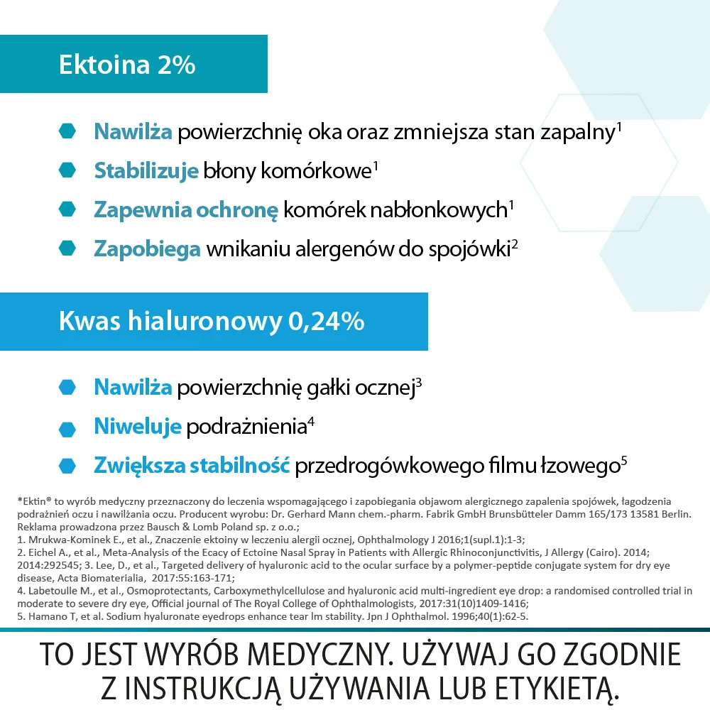 Ektin krople do oczu, 10 ml