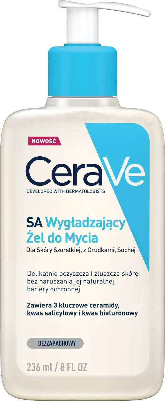 CeraVe, żel wygładzający do mycia, 236 ml
