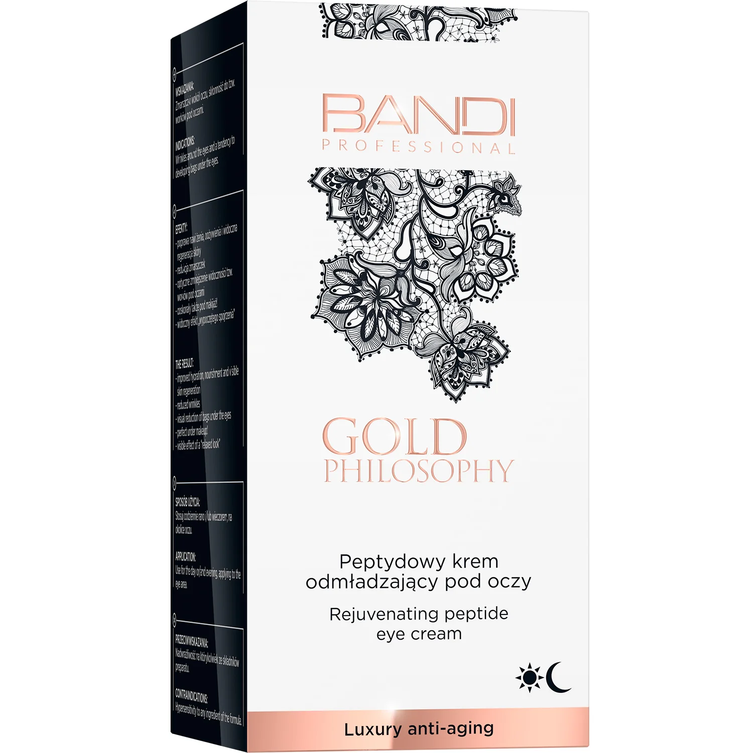 Bandi Gold Philosophy peptydowy krem odmładzający pod oczy, 30 ml