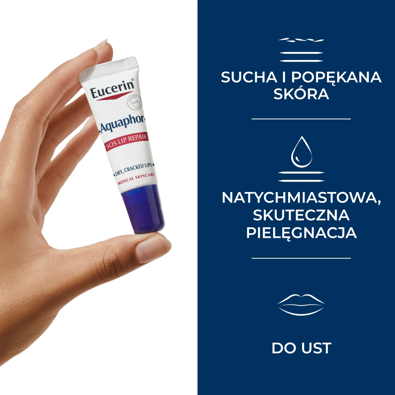 Eucerin Aquaphor SOS pomadka ochronna, 10 ml