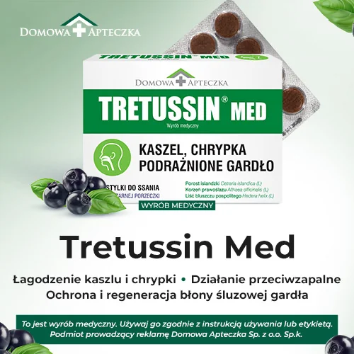 Domowa Apteczka Tretussin Med 24 pastylek do ssania
