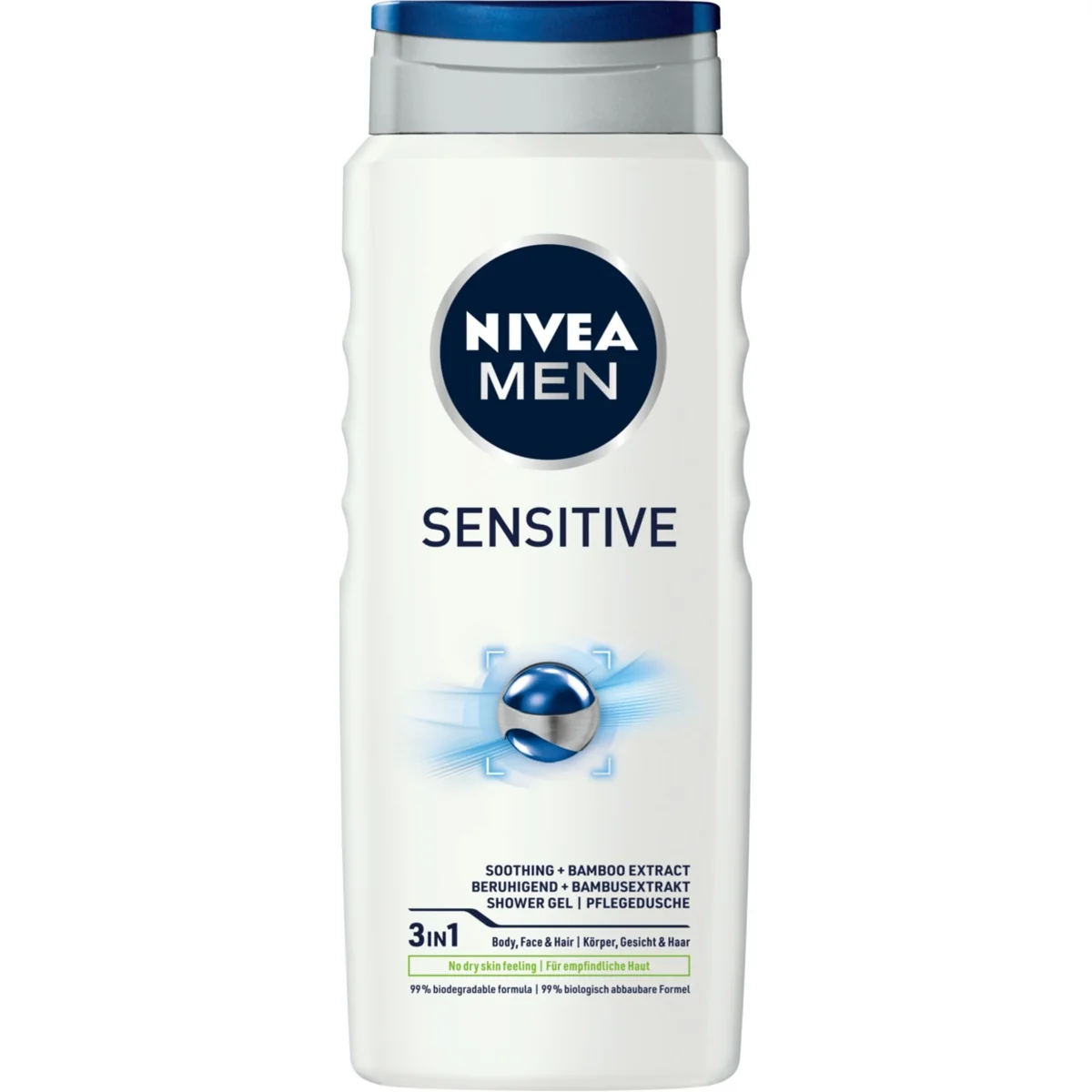 Nivea Men Sensitive Żel pod prysznic, 500 ml