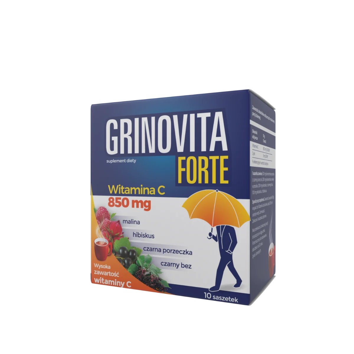 Grinovita Forte suplement diety, 10 saszetek