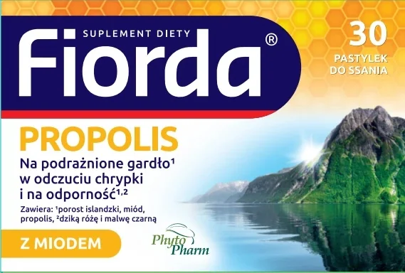 Fiorda propolis 30 pastylek do ssania