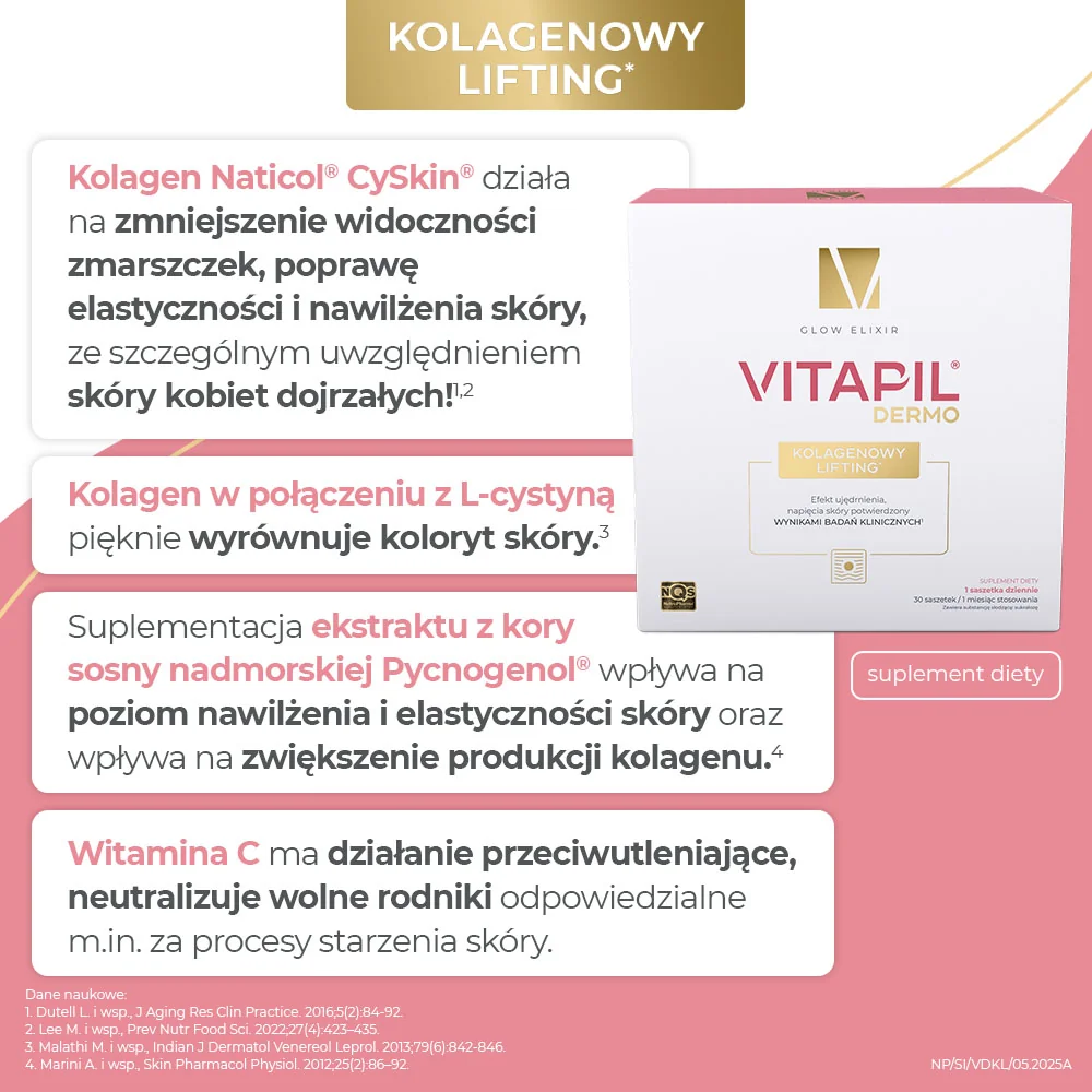Vitapil Dermo Kolagenowy lifting 30 saszetek