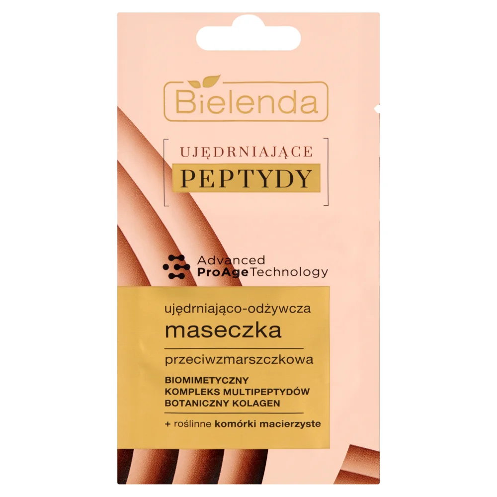 Bielenda Ujędrniające Peptydy ujędrniająco-odżywcza maseczka przeciwzmarszczkowa, 8 g
