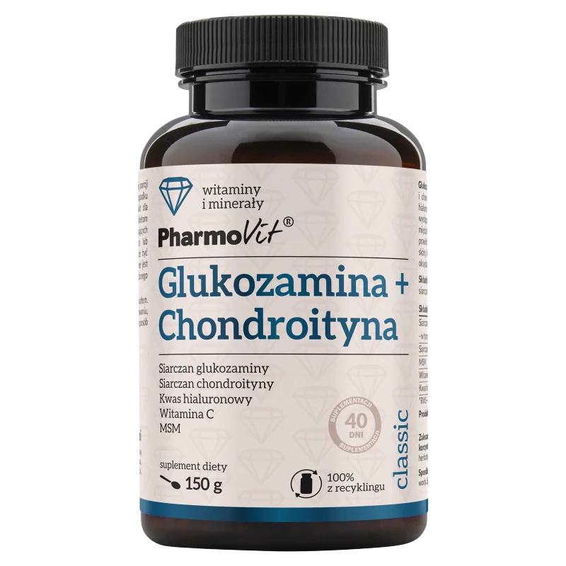 Pharmovit Classic Glukozamina + Chondroityna suplement diety, 150 g