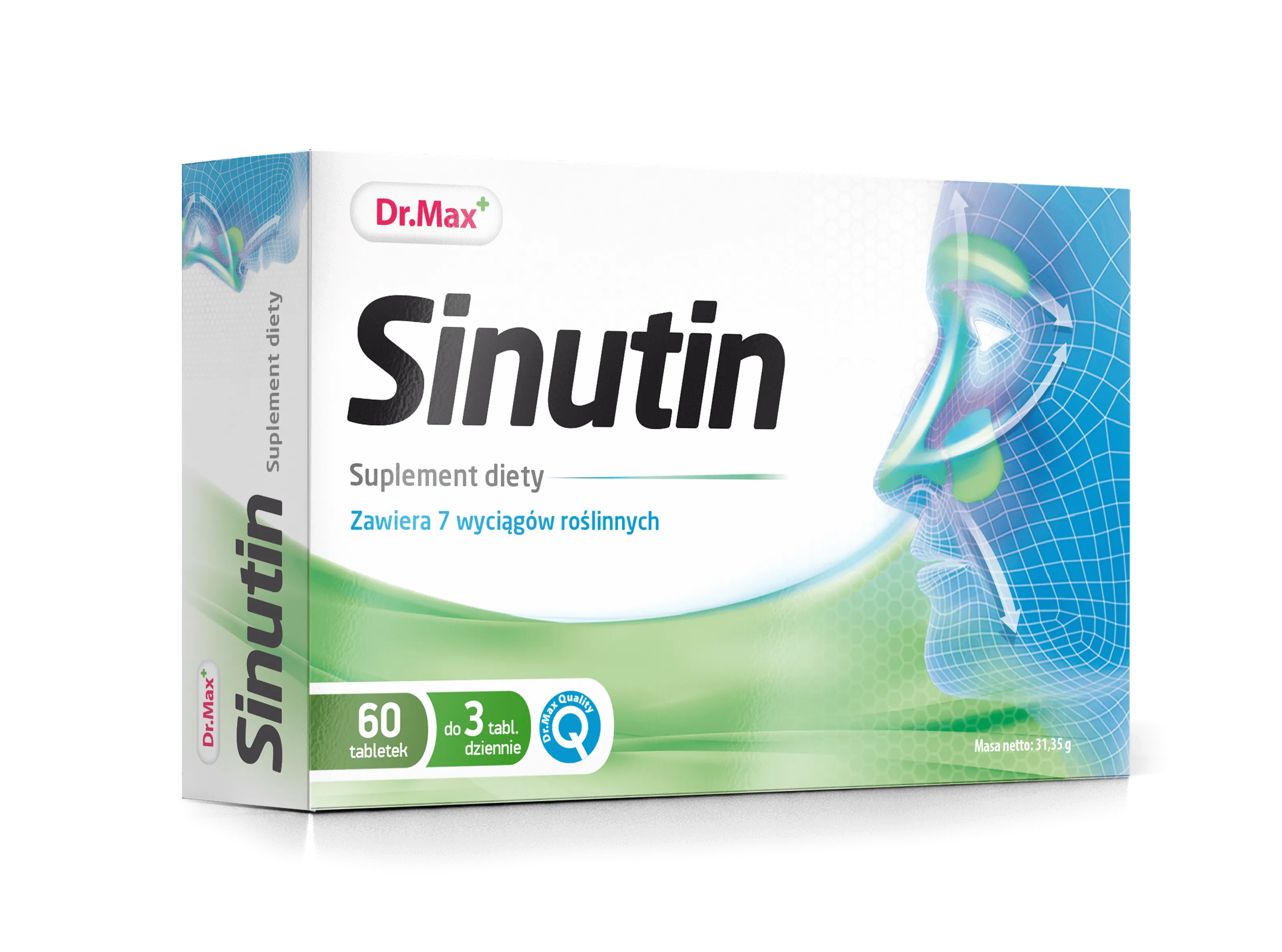 Sinutin Dr.Max, suplement diety, 60 tabletek