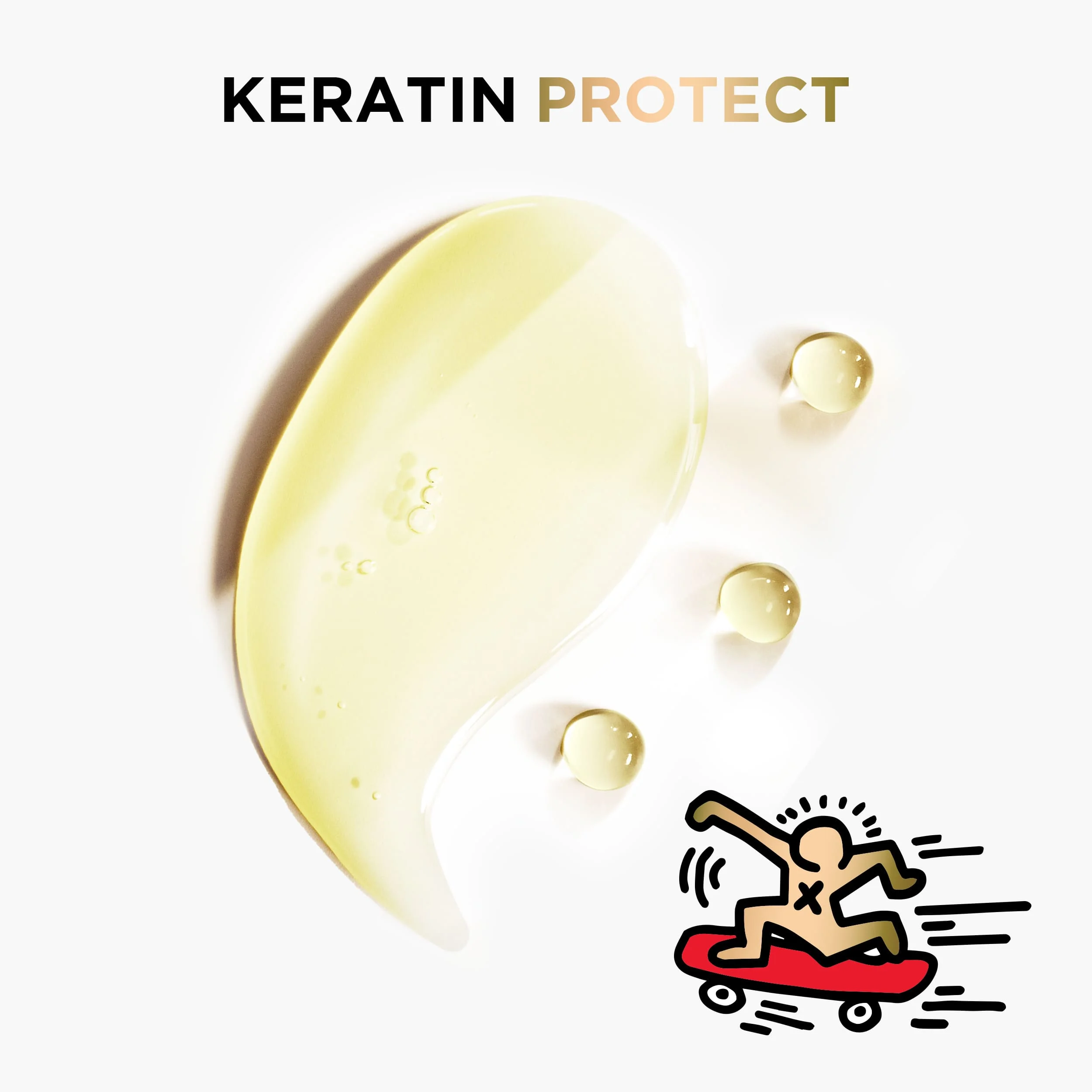 Pantene Arist Edition Keith Haring Intensive Repair Xmass Zestaw olejek do włosów, 100ml + maska do włosów, 300ml + szampon, 250ml + odżywka, 220ml