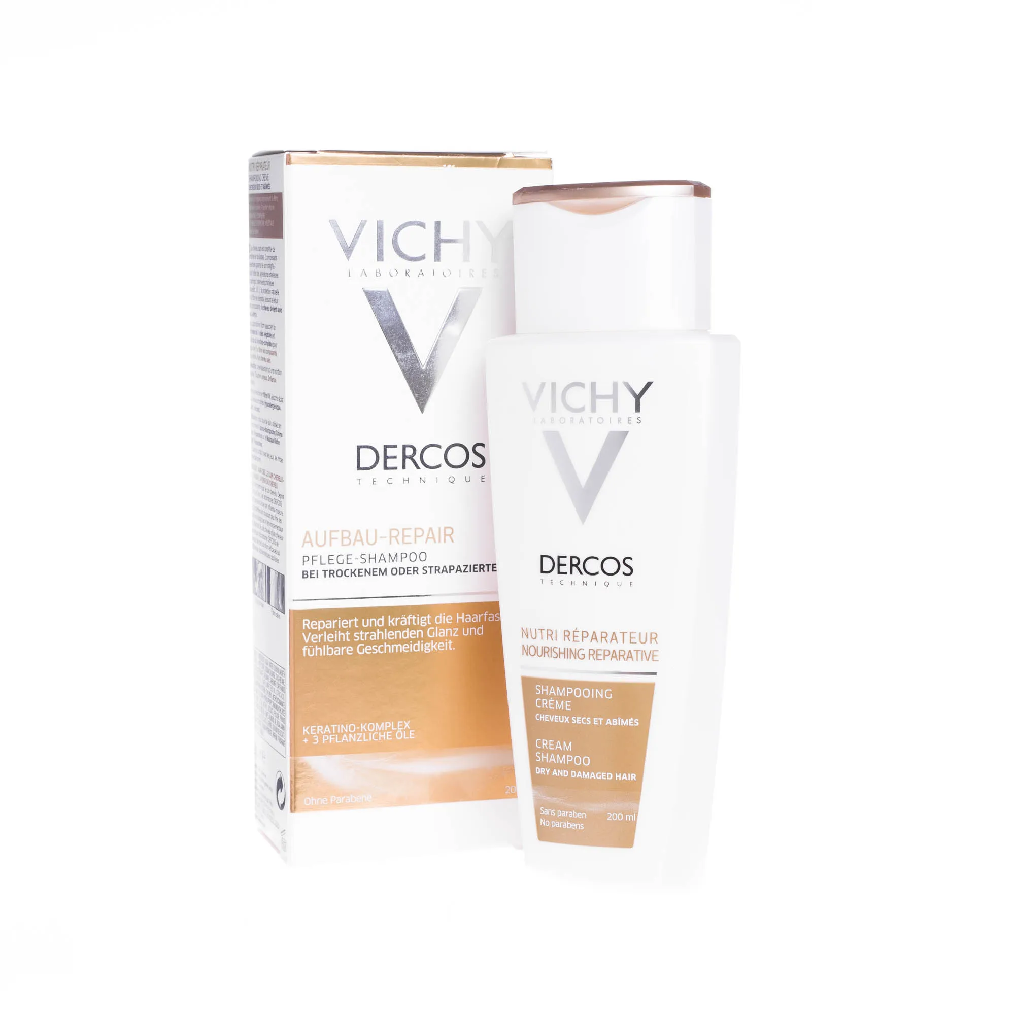 Vichy Laboratoires Dercos Technique odżywczo-regenerujący szampon w kremie. Suche i zniszczone włosy 200 ml 