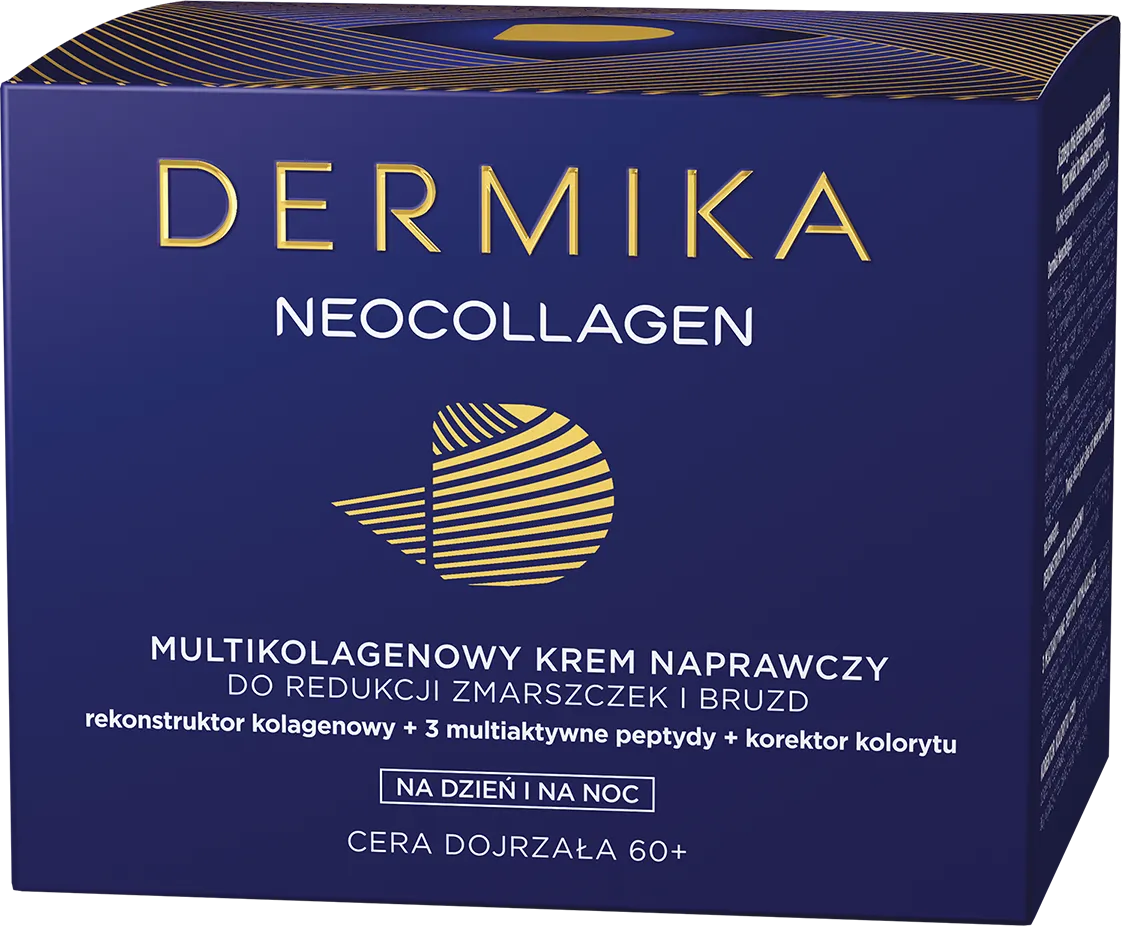 Dermika Neocollagen, naprawczy krem multikolagenowy 60+ na dzień i na noc, 50 ml
