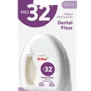 Pro32 Dental Floss Waxed With fluoride Dr.Max, nić dentystyczna, 50 m, 1 sztuka