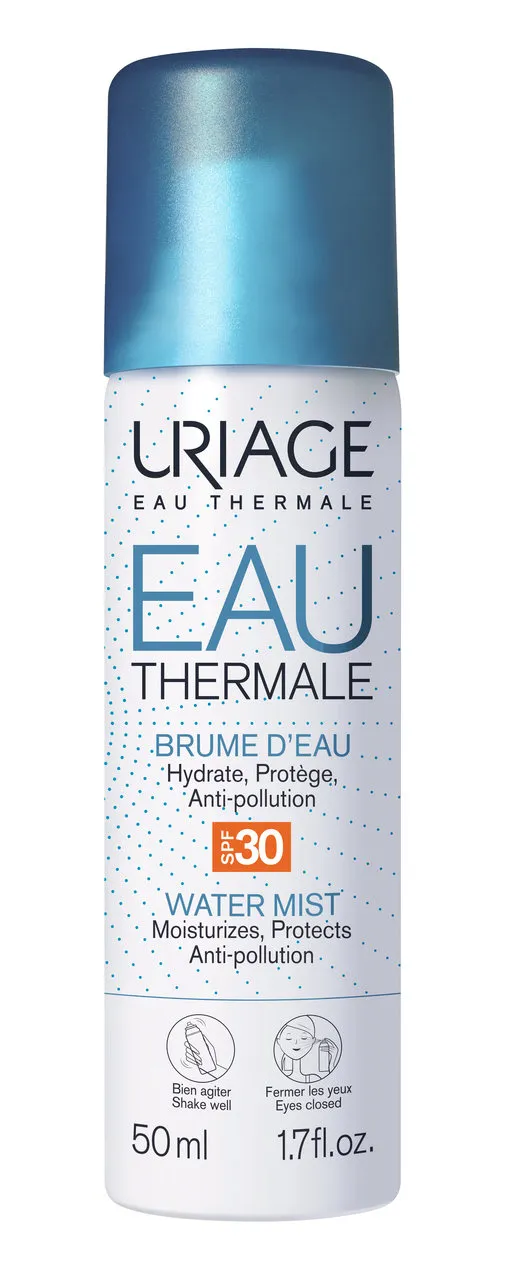 Uriage Eau Thermale, mgiełka nawilżająco-ochronna, SPF 30, 50 ml