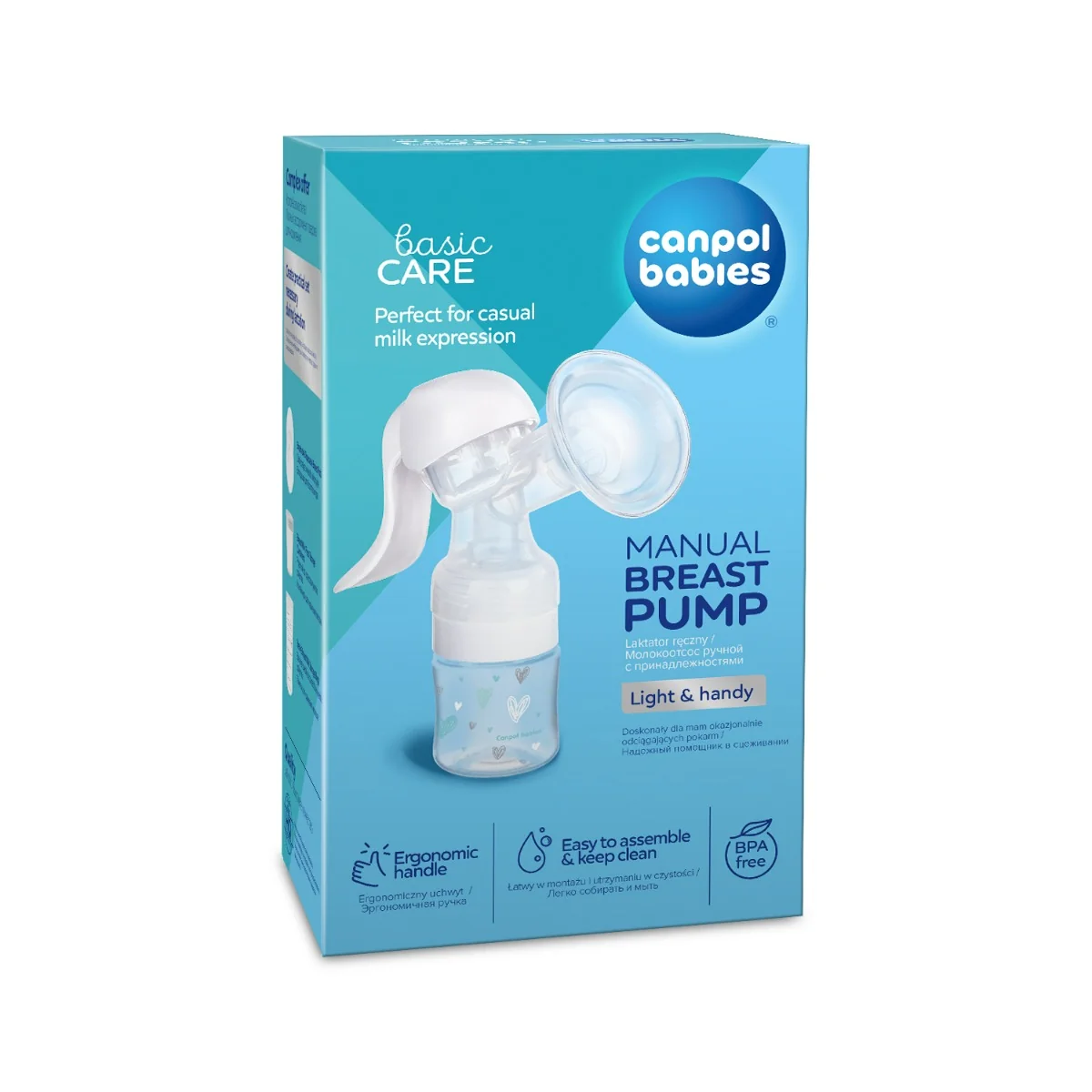 Canpol babies Laktator ręczny Basic Light, 1 szt.