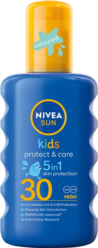 Nivea Sun Kids Protect & Care SPF 30 spray na słońce dla dzieci, 200 ml