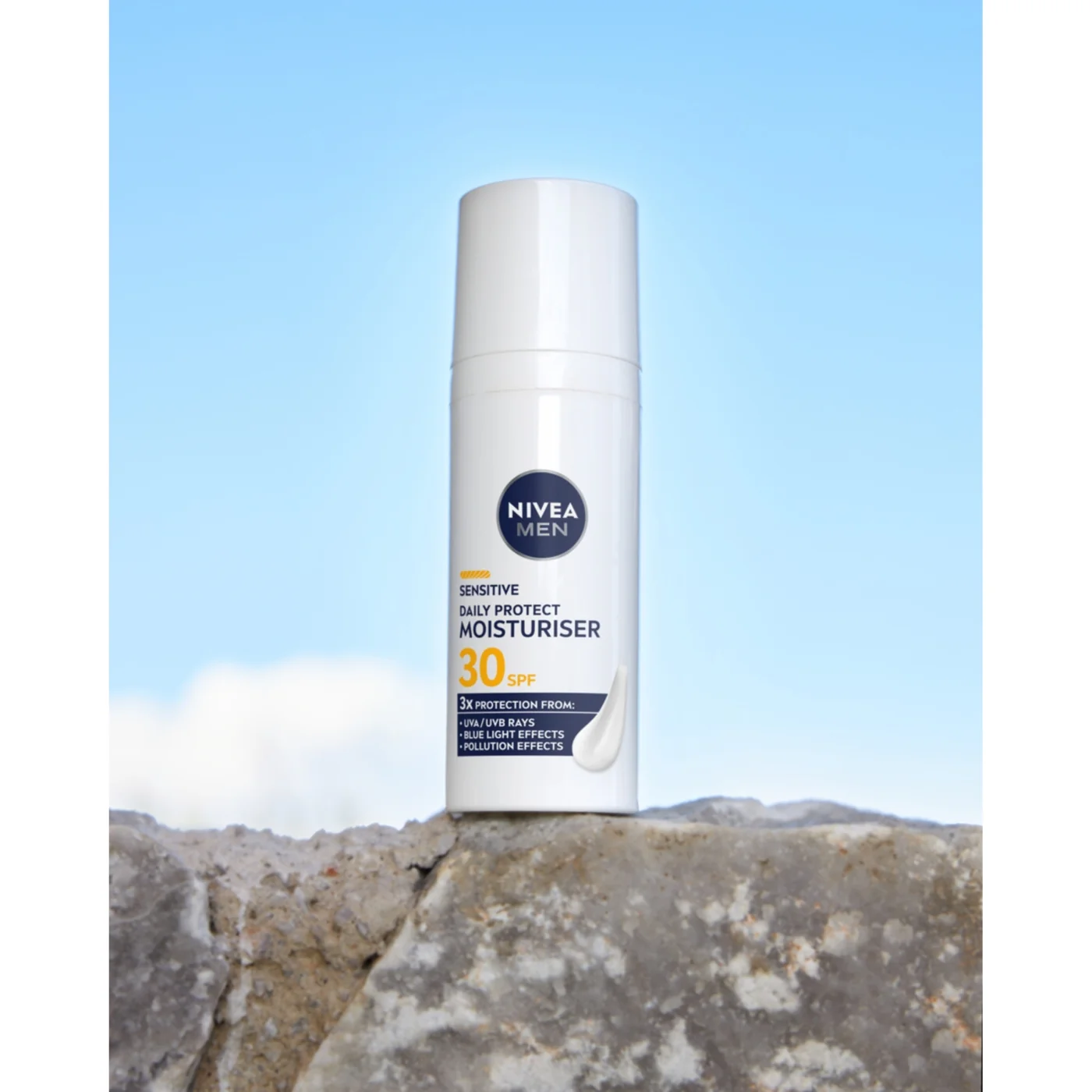Nivea Men Sensitive Daily Protect nawilżający krem do twarzy SPF 30, 50 ml