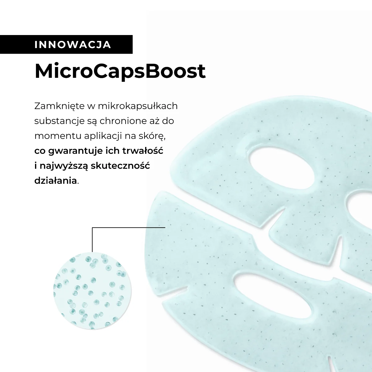 L'biotica maska kolagenowa z cica i azulenem w mikrokapsułkach, 1 sztuka