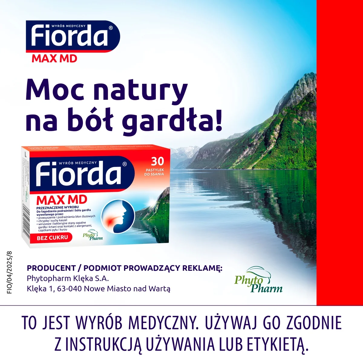 Fiorda Max MD 30 pastylek do ssania