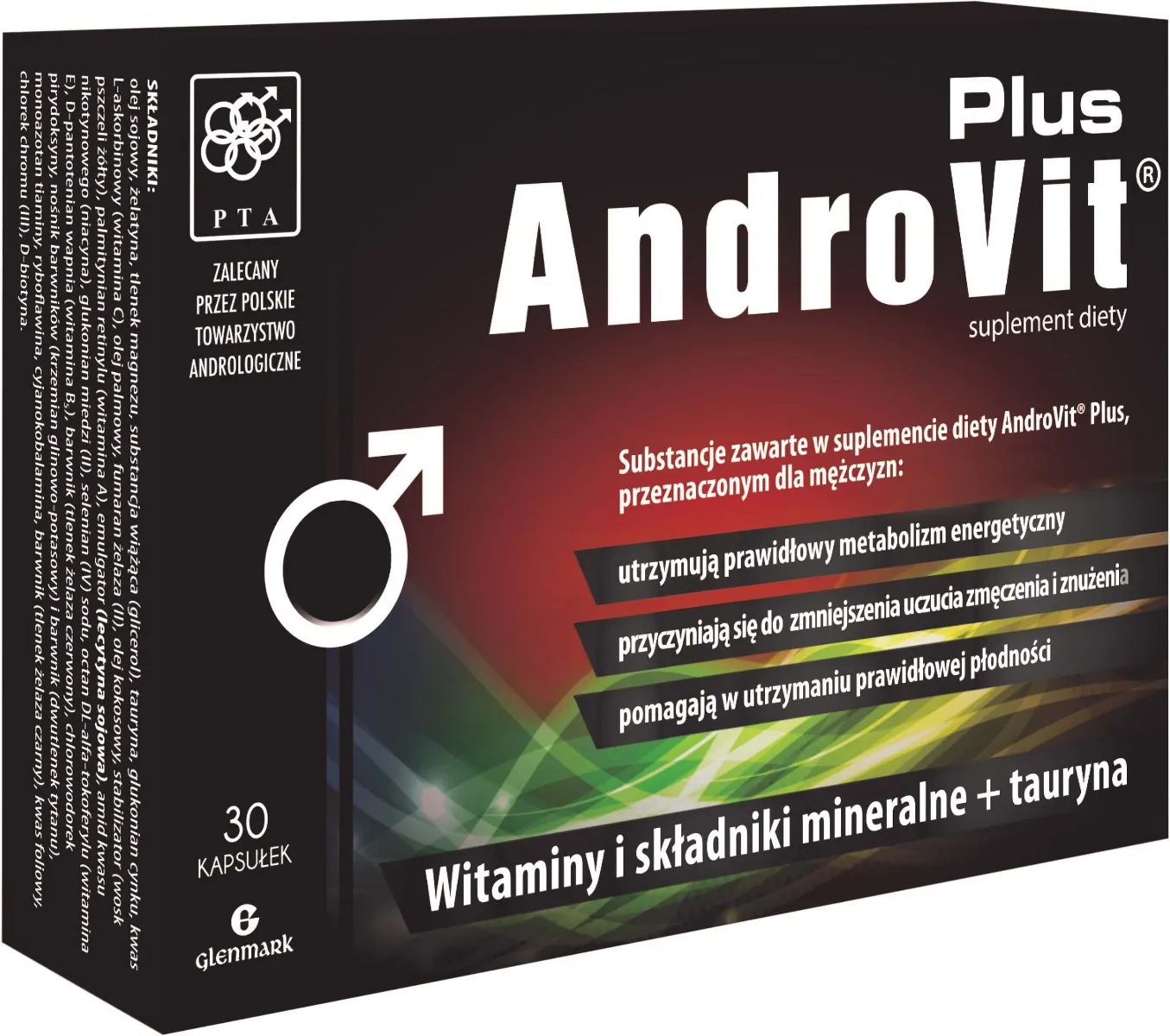 AndroVit Plus, suplement diety, 30 kapsułek 