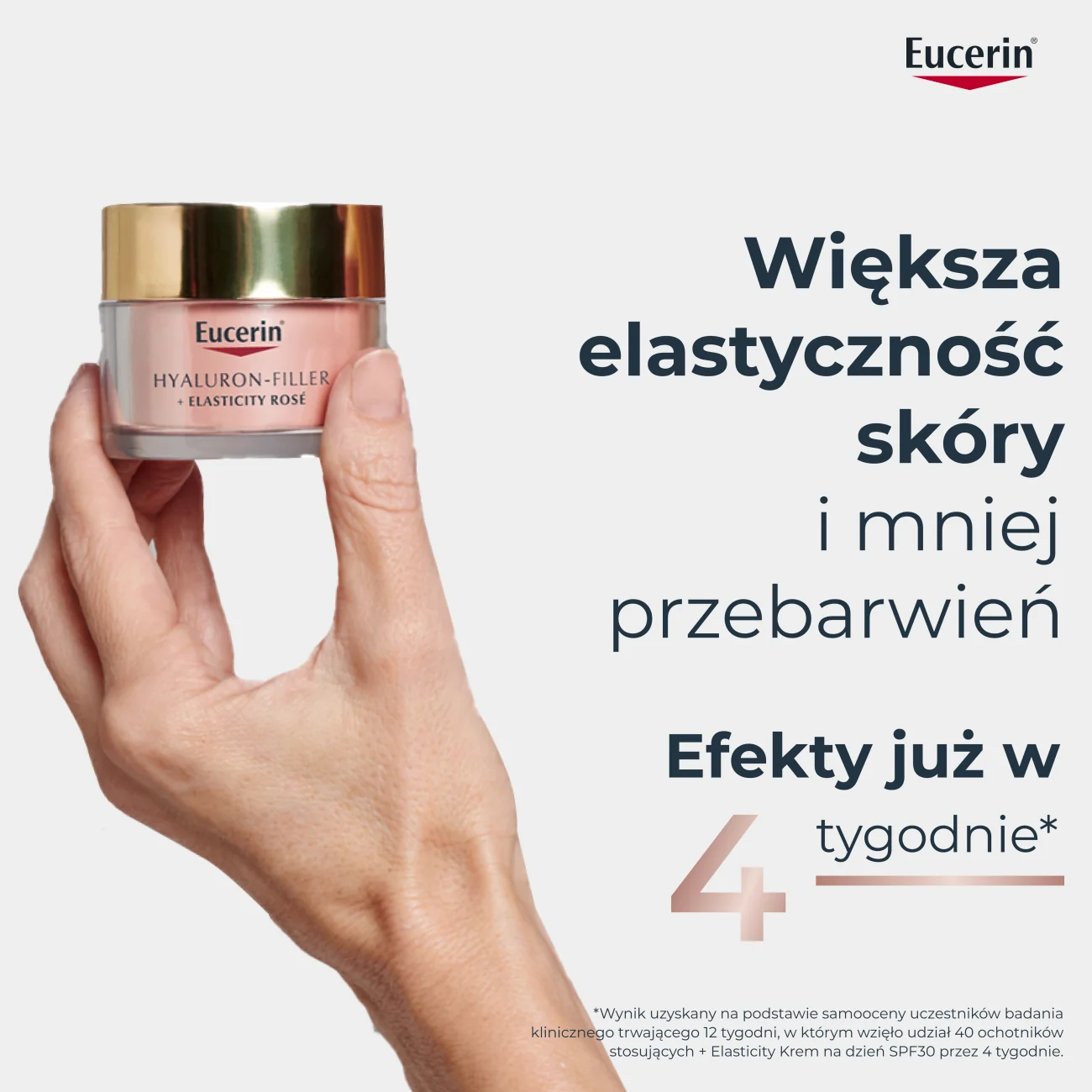 Eucerin Hyaluron-Filler + Elasticity Rose Krem na dzień z SPF 30, 50 ml