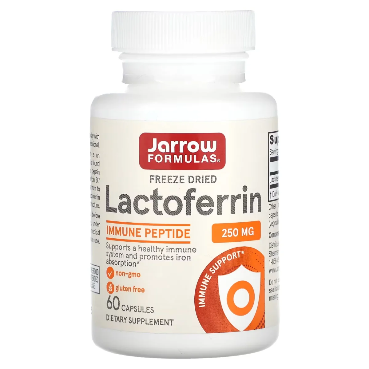 Jarrow Formulas Lactoferrin 60 kapsułek