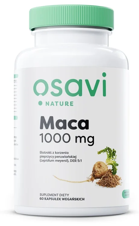 Osavi Maca 1000 mg 60 kapsułek wegańskich