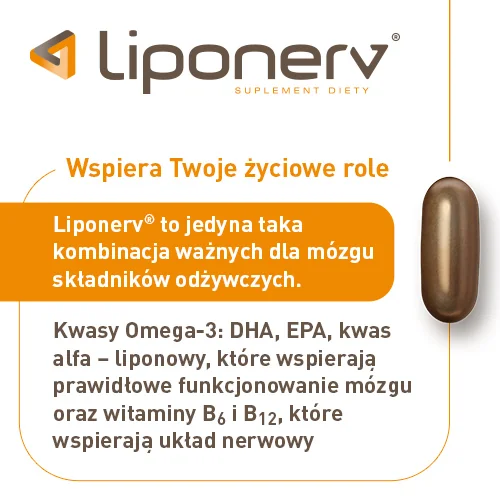 Liponerv suplement diety, 30 kapsułek