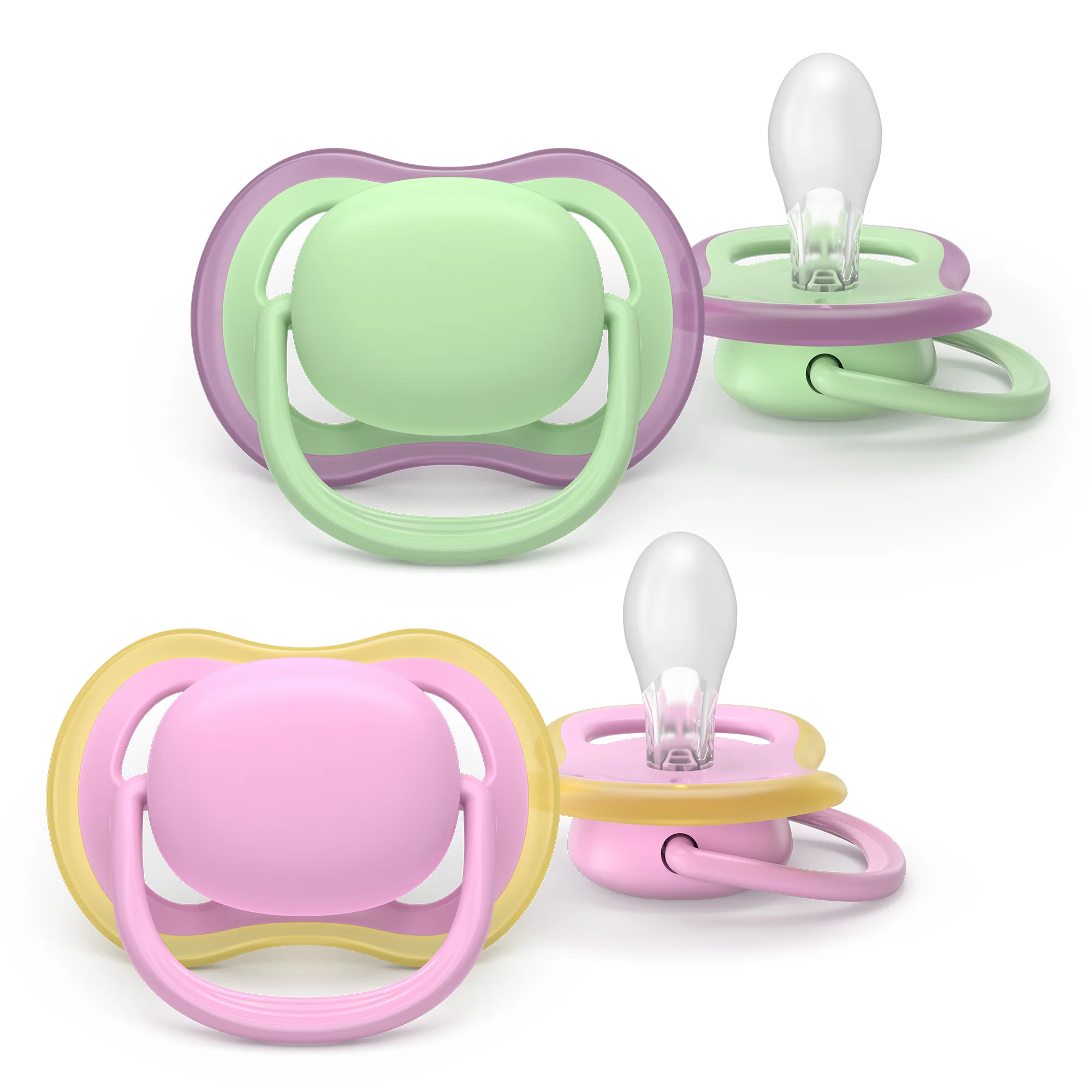 Philips Avent Ultra Air ortodontyczny smoczek uspokajający 6-18 m, 2 sztuki