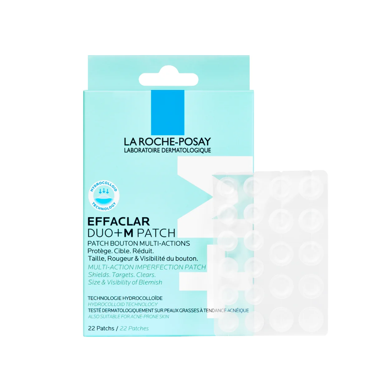 La Roche-Posay Effaclar Duo+M wielofunkcyjne plasterki na pryszcze, 22 sztuki
