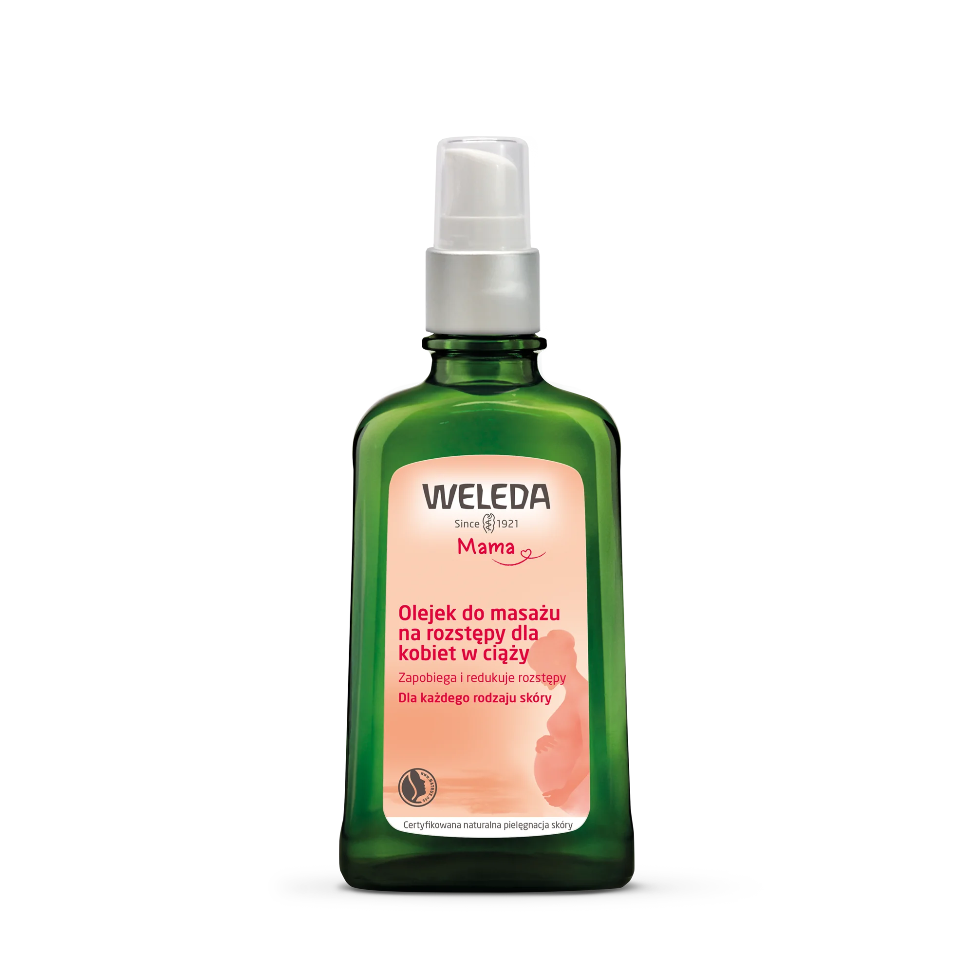 Weleda olejek do masażu na rozstępy dla kobiet w ciąży, 100 ml