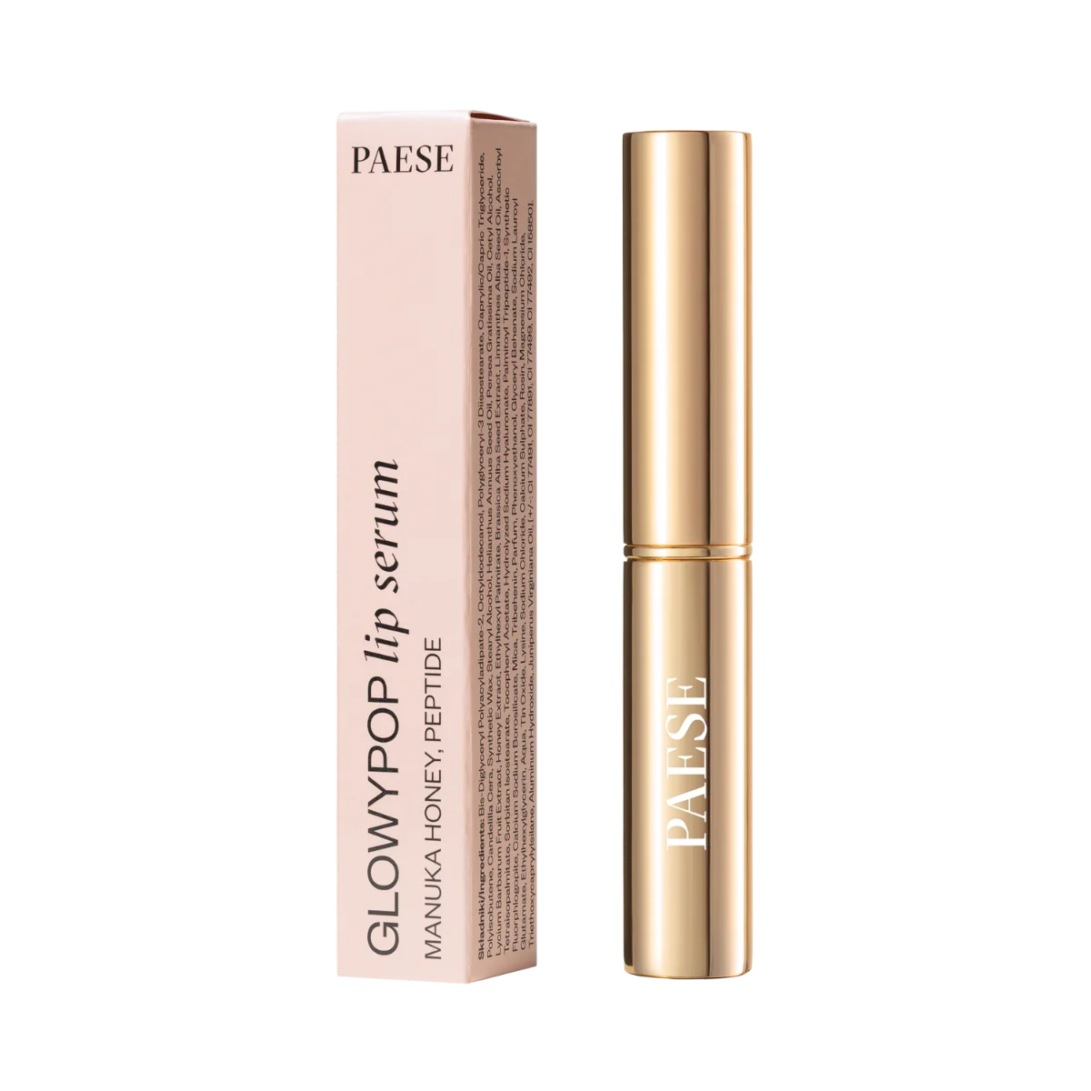 Paese GlowyPop Lip Serum regenerujące serum do ust Frosted Plum 500, 2,2 g
