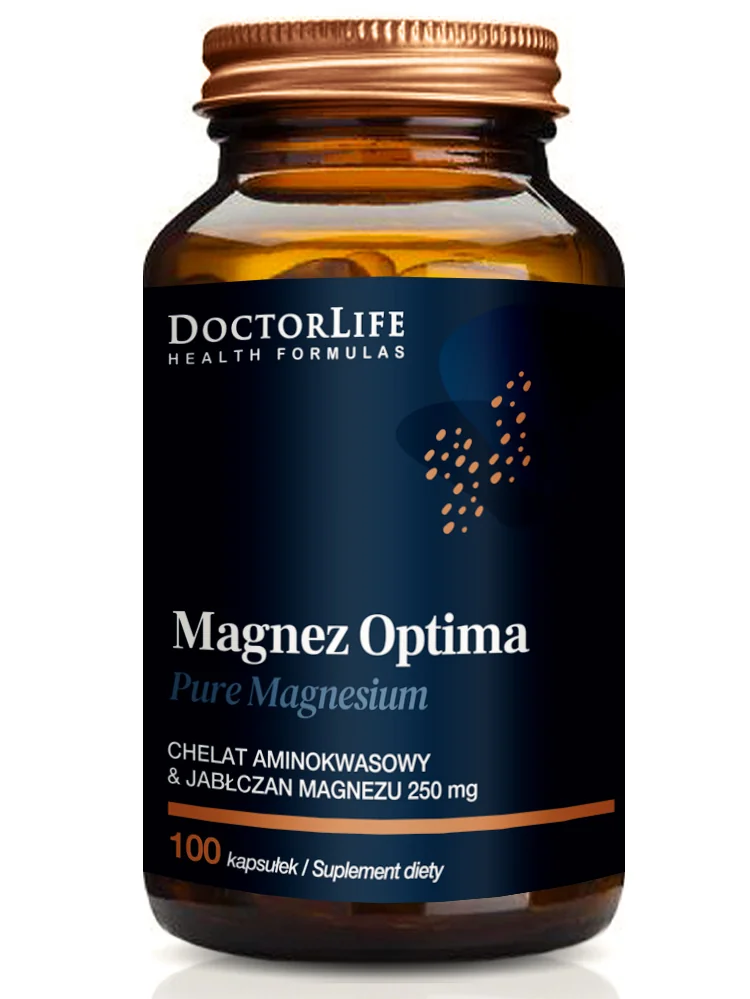 Doctor Life Magnez Optima suplement diety, 100 kapsułek