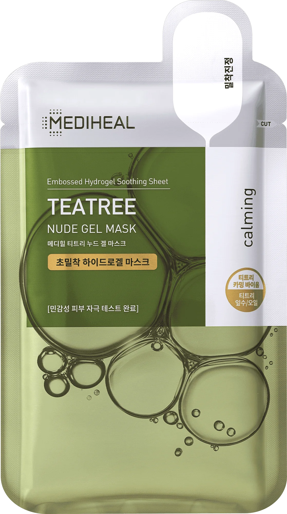 Mediheal Tea Tree Nude Gel Mask kojąca hydrożelowa maska w płachcie, 30 g