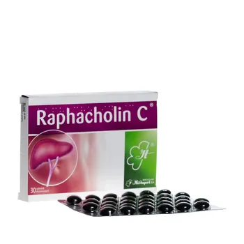 Raphacholin C, 30 tabletek drażowanych 