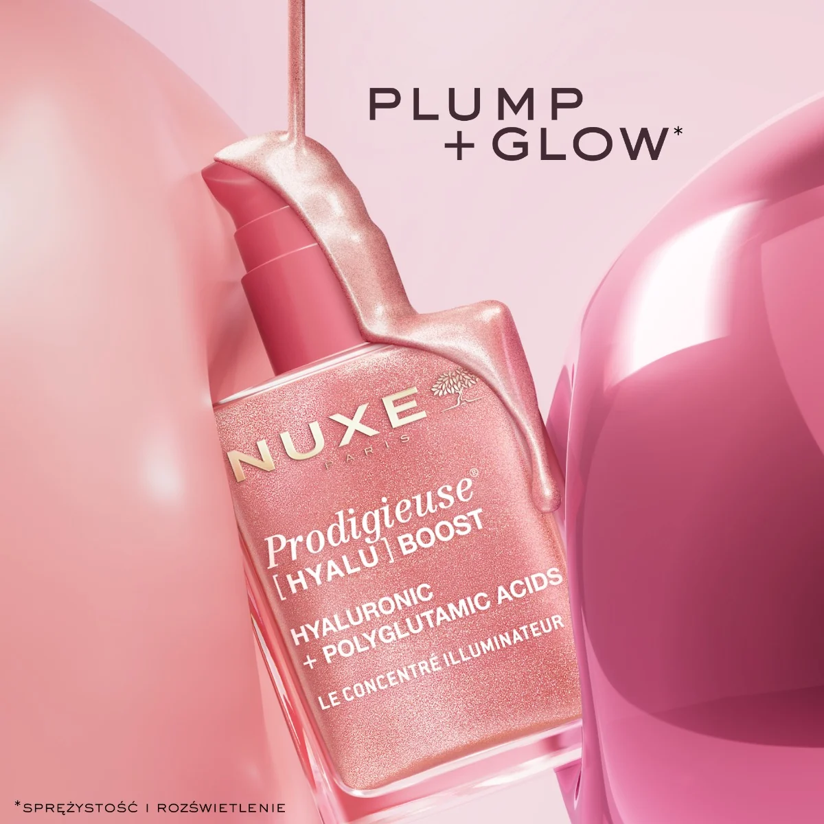 Nuxe Prodigieuse® [Hyalu] Boost nawilżające serum rozświetlające, 30 ml