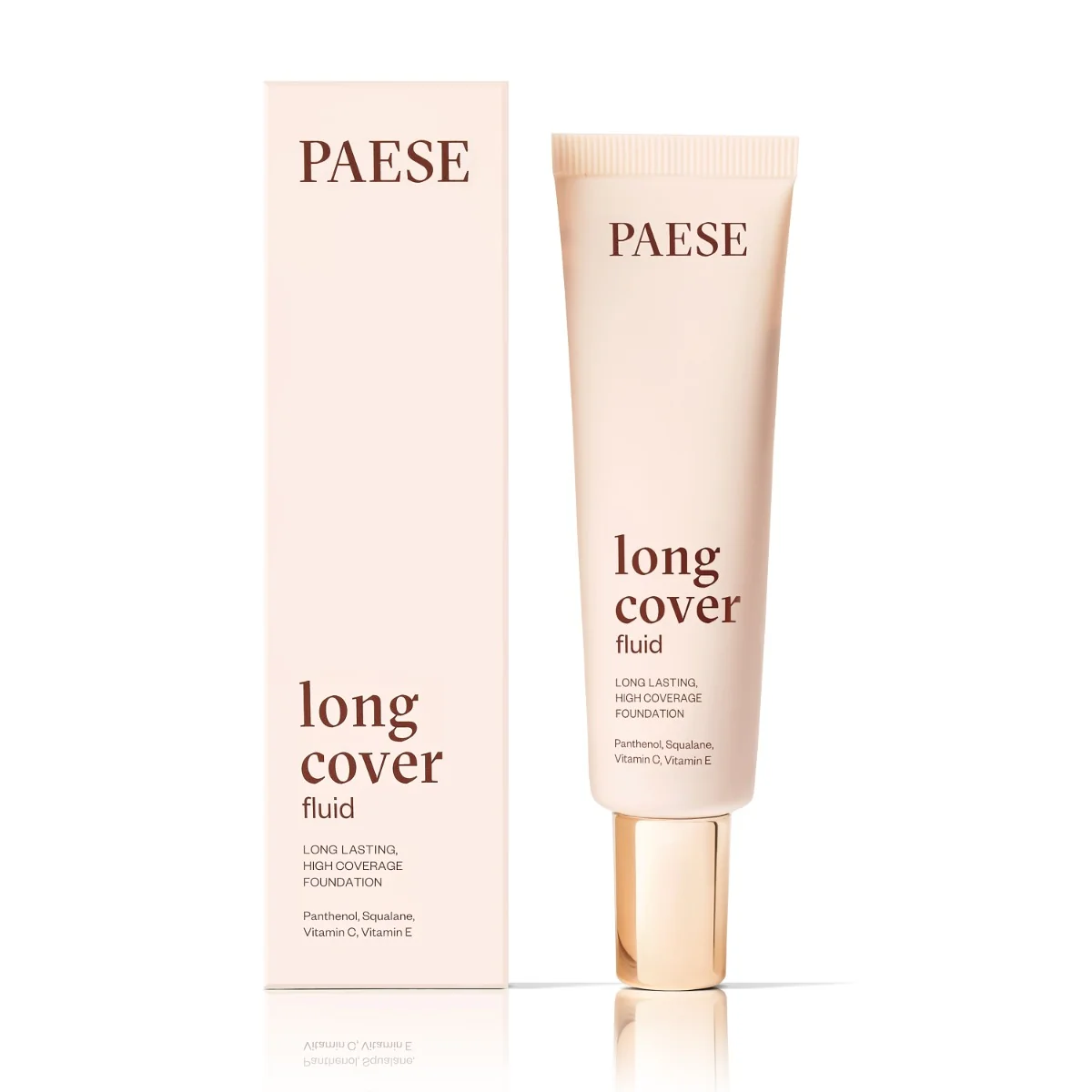 Paese Long Cover Fluid podkład w tubce 01 Light Beige, 30 ml