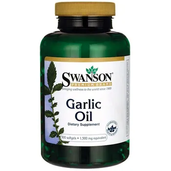 Swanson Garlic oil, suplement diety, 500 kapsułek żelowych 