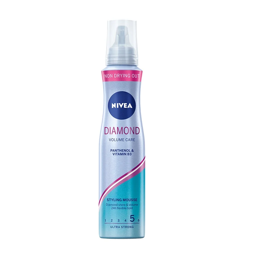 Nivea Diamond Volume Care pianka do włosów, 150 ml