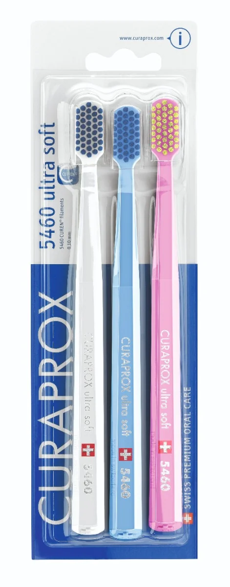 Curaprox CS 5460 Ultra Soft szczoteczka do zębów, 3 sztuki