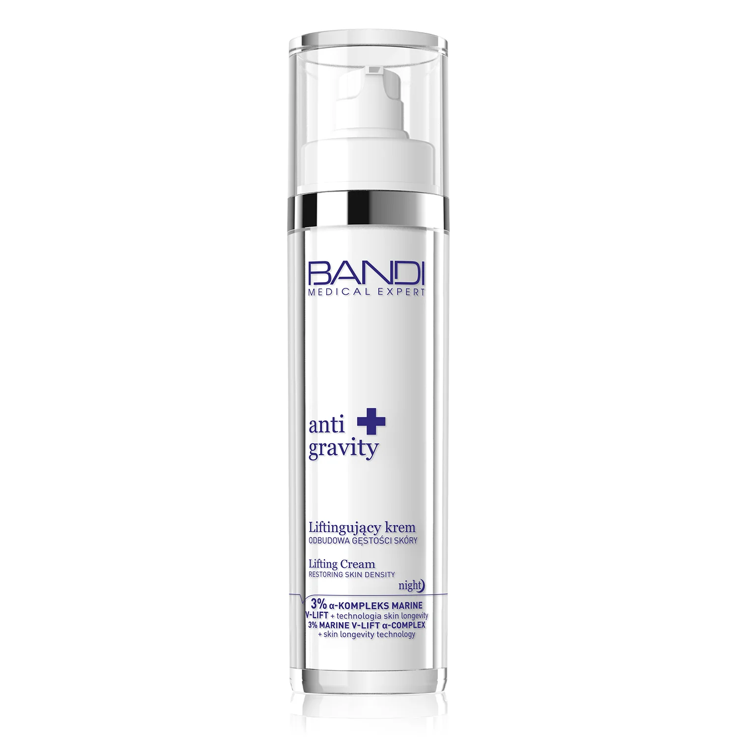 BANDI Anti Gravity liftingujący krem odbudowa gęstości skóry, 50 ml